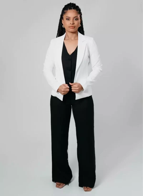 Blazer Feminino Aurora – Branco Neve - Image 3