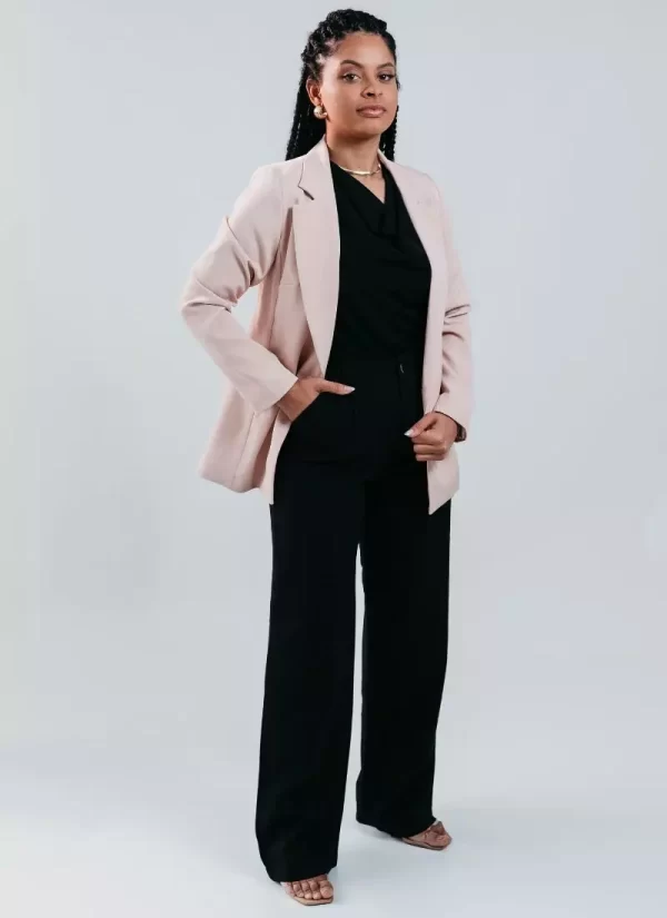 Blazer Feminino Esplendor – Rosê Elegante - Image 6