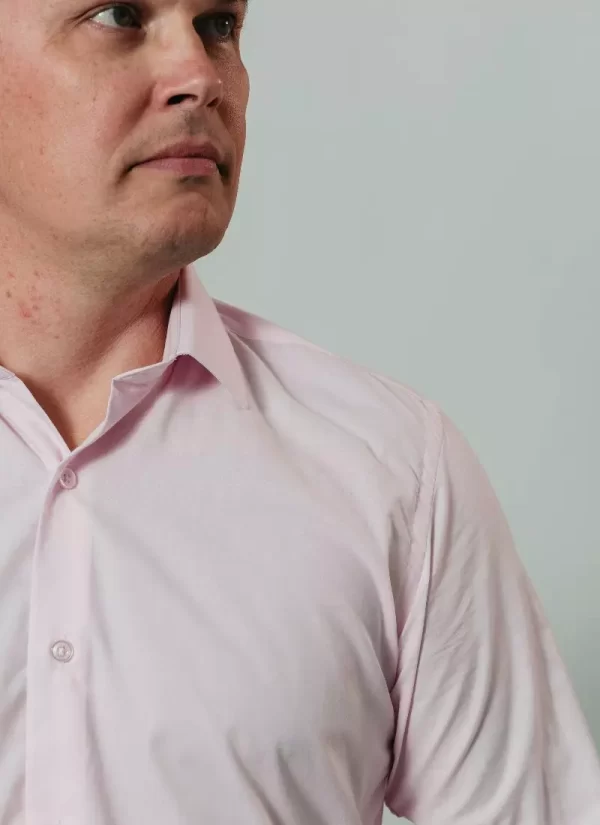 Camisa Social Masculina - Rosé Clássico - Image 2