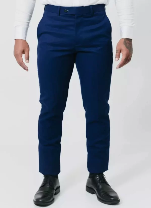 Calça Masculina Alfaiataria - Azul Prestige